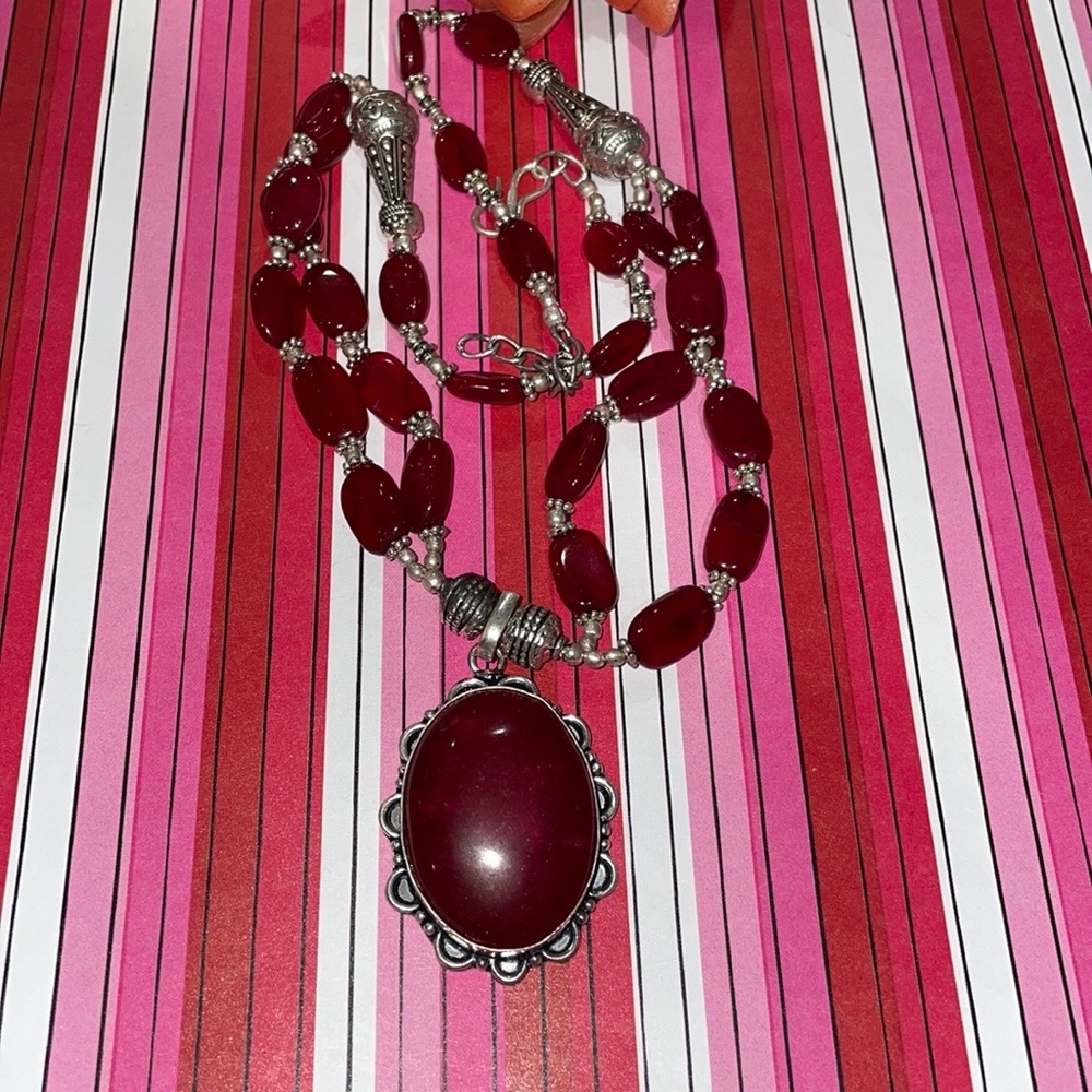 Ruby Necklace - image 1
